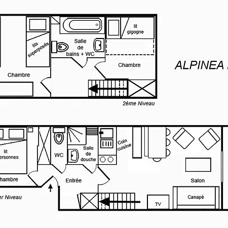 Alpinea Lejlighed Méribel